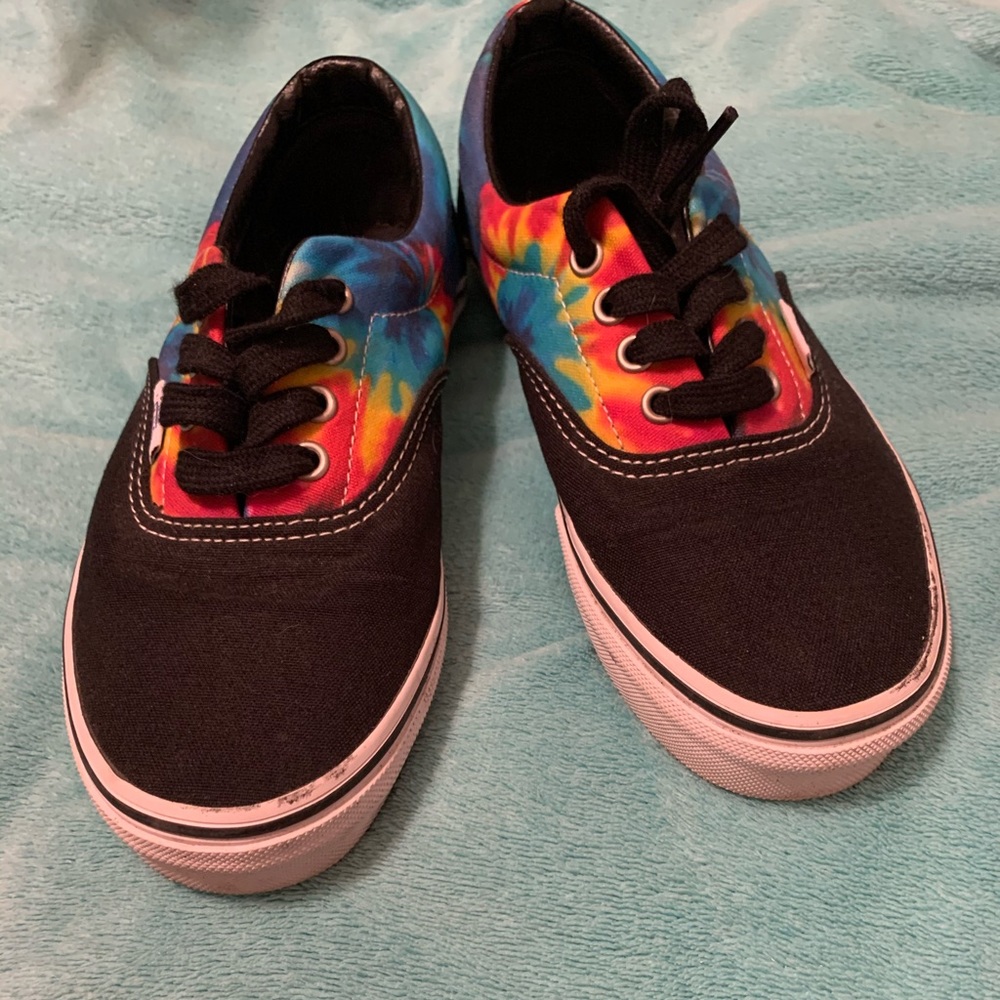Tie dye kids vans